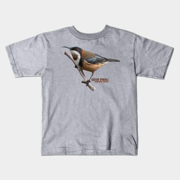 Eastern Spinebill Kids T-Shirt by seadogprints